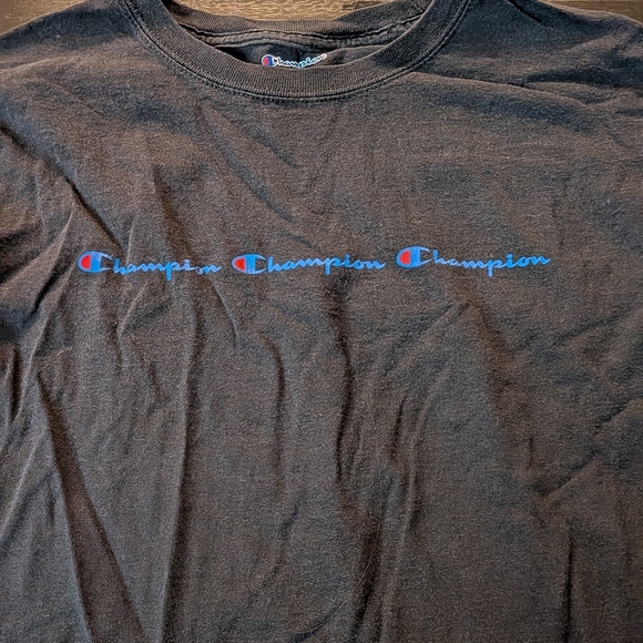 Champion Black Long Sleeve Shirt - Picture 4 of 4